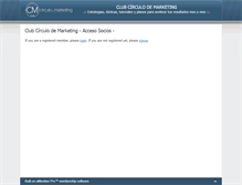 Tablet Screenshot of circulodemarketing.net